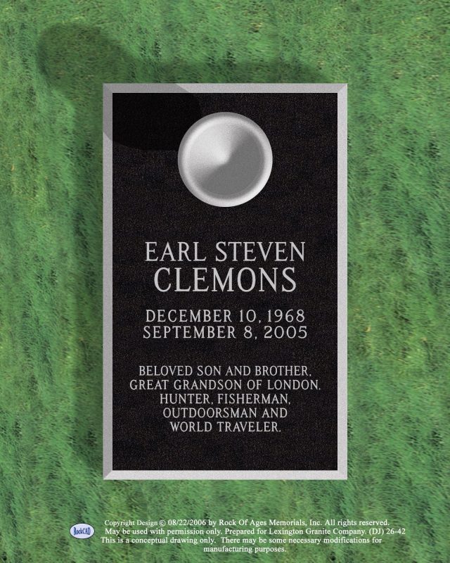 Clemons Cast Aluminum Memorial